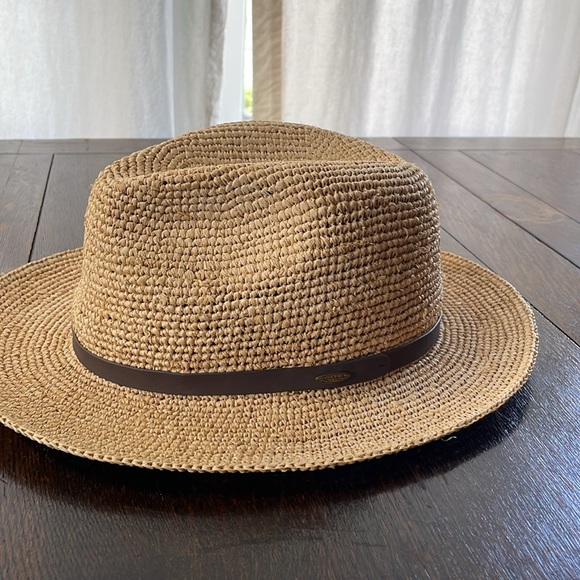 SCALA fedora style raffia straw hat - Picture 4 of 15